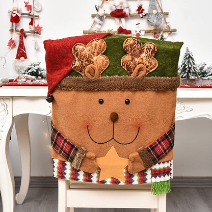 Chair Covers — Cozy Warmth and Festive Atmosphere (4 Pieces) Homezys