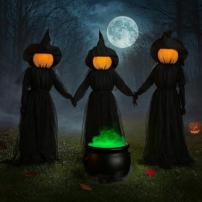 Halloween Witch Garden Stake – Outdoor Water Decor Homezys