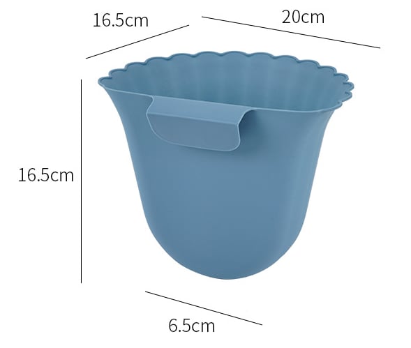 Hanging Trash Can – Space-Saving Kitchen Waste Bin with Clip Design Homezys