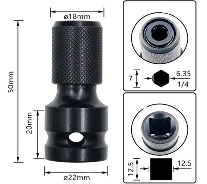Conversion Head — Fast Bit Change with Secure Hold Homezys