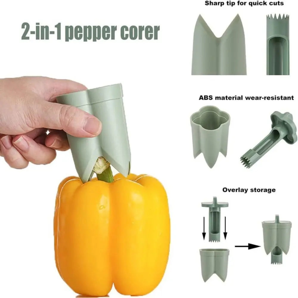 2-in-1 core remover for peppers and fruit Zorenza
