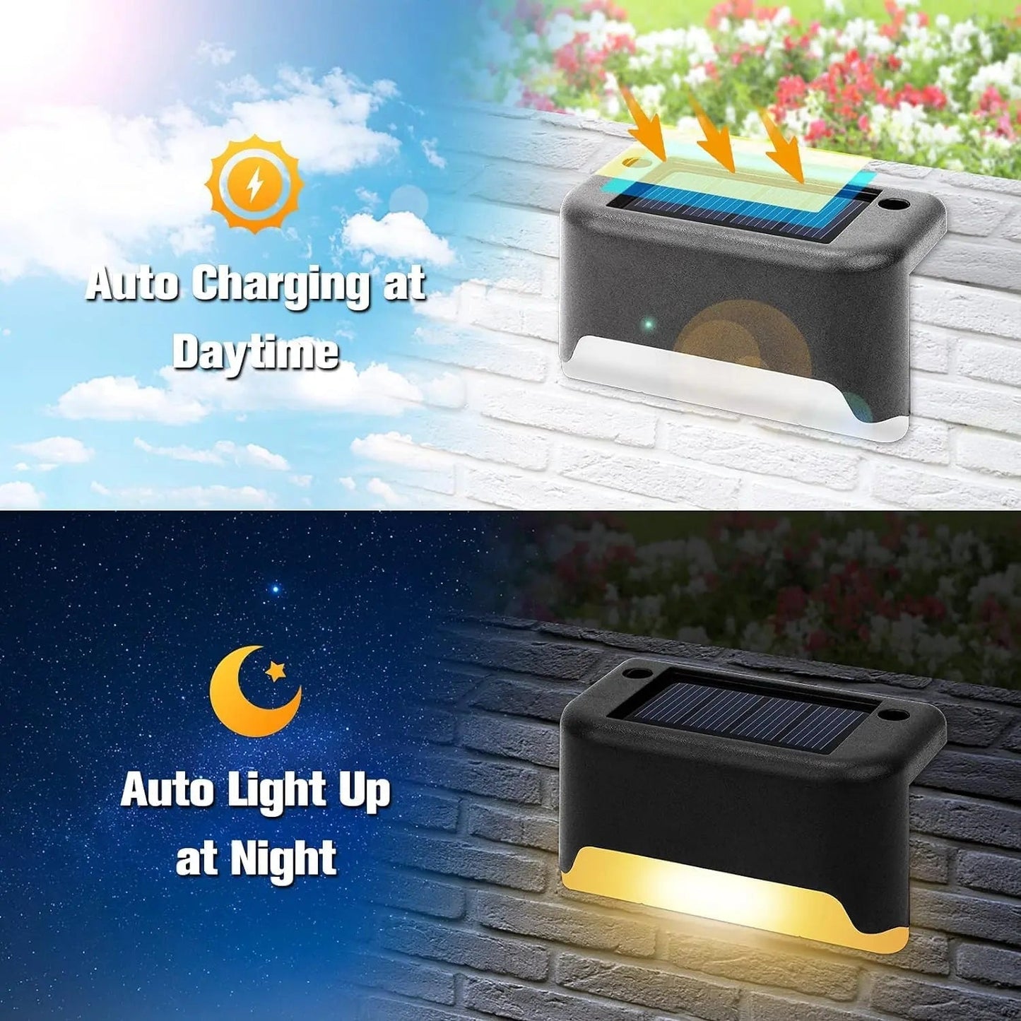 Set of 4 Solar Patio Lights – Weatherproof Outdoor Light Homezys