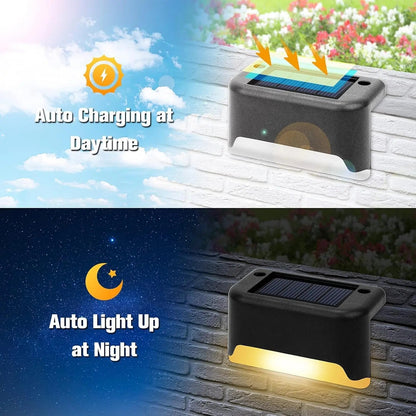 Set of 4 Solar Patio Lights – Weatherproof Outdoor Light Homezys