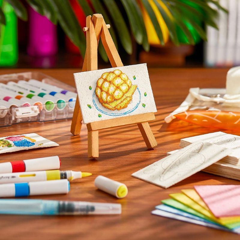 3D Foam Structure Art Set – Creative Craft Kit with Colored Pencils Homezys