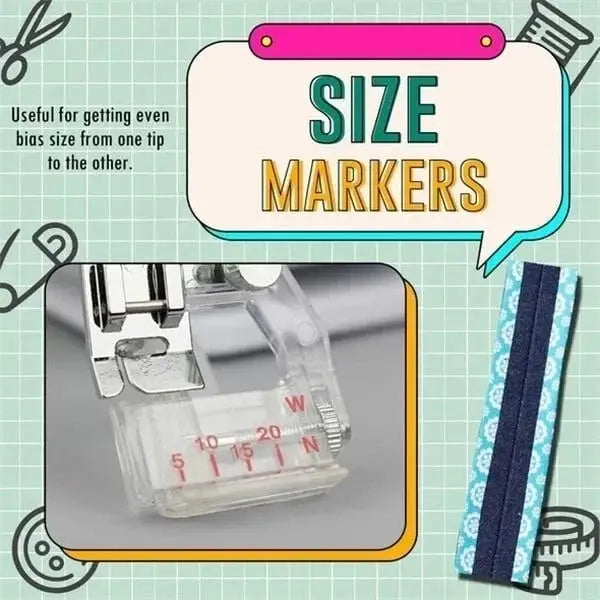 🔥Adjustable Bias Tape Binding Foot🌙 Zorenza
