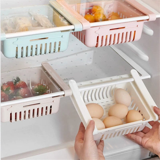 Multipurpose Refrigerator Organizer – Stackable Food Container with Drainage Homezys
