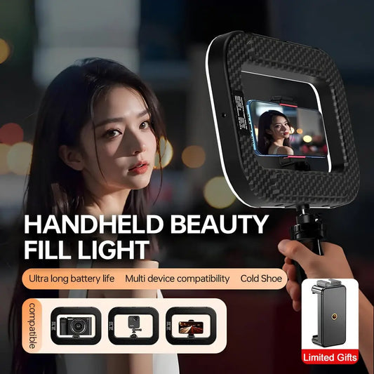 Rechargeable Selfie Portable Ring Light – Adjustable Bicolor Fill Light Zorenza