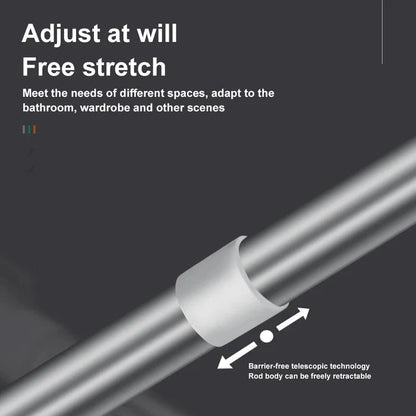 Adjustable Drill-Free Rod – Stainless Steel Curtain Rod Homezys