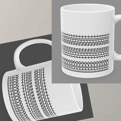 Ceramic Coffee Cup – Hidden Funny Message with Ergonomic Handle Homezys