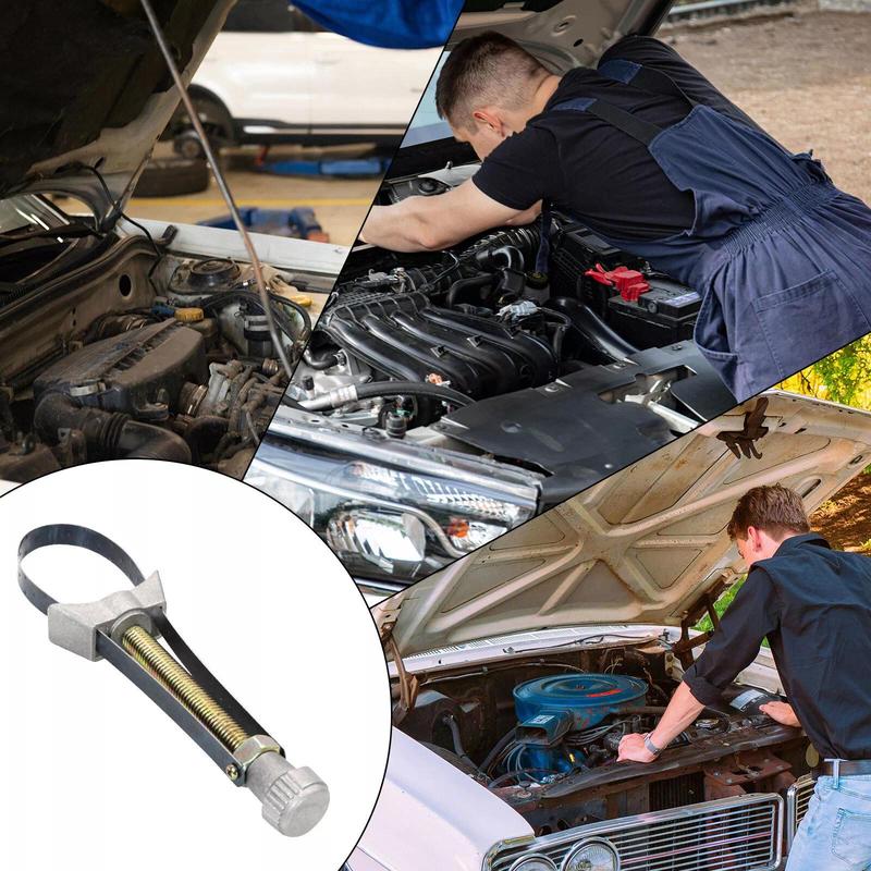 Adjustable Oil Filter Strap Wrench — Durable Tool for 60-120 mm Filters Homezys