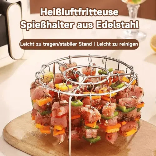 Kebab Grill for Air Fryers – Even Cooking & BBQ Enjoyment Homezys