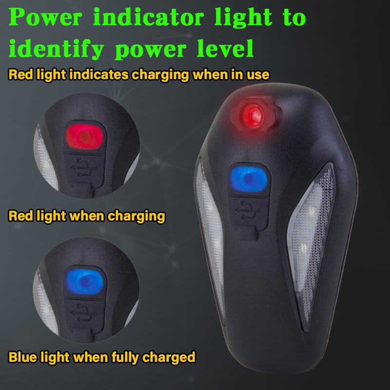Bicycle Mudguard Rear Light — Waterproof LED Safety Light with Projection (2 Pieces) Homezys