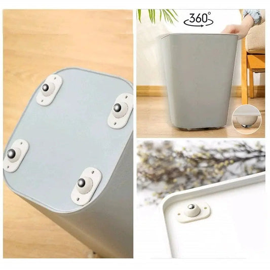 Self-adhesive 360° Mini Casters for Storage & Furniture Homezys