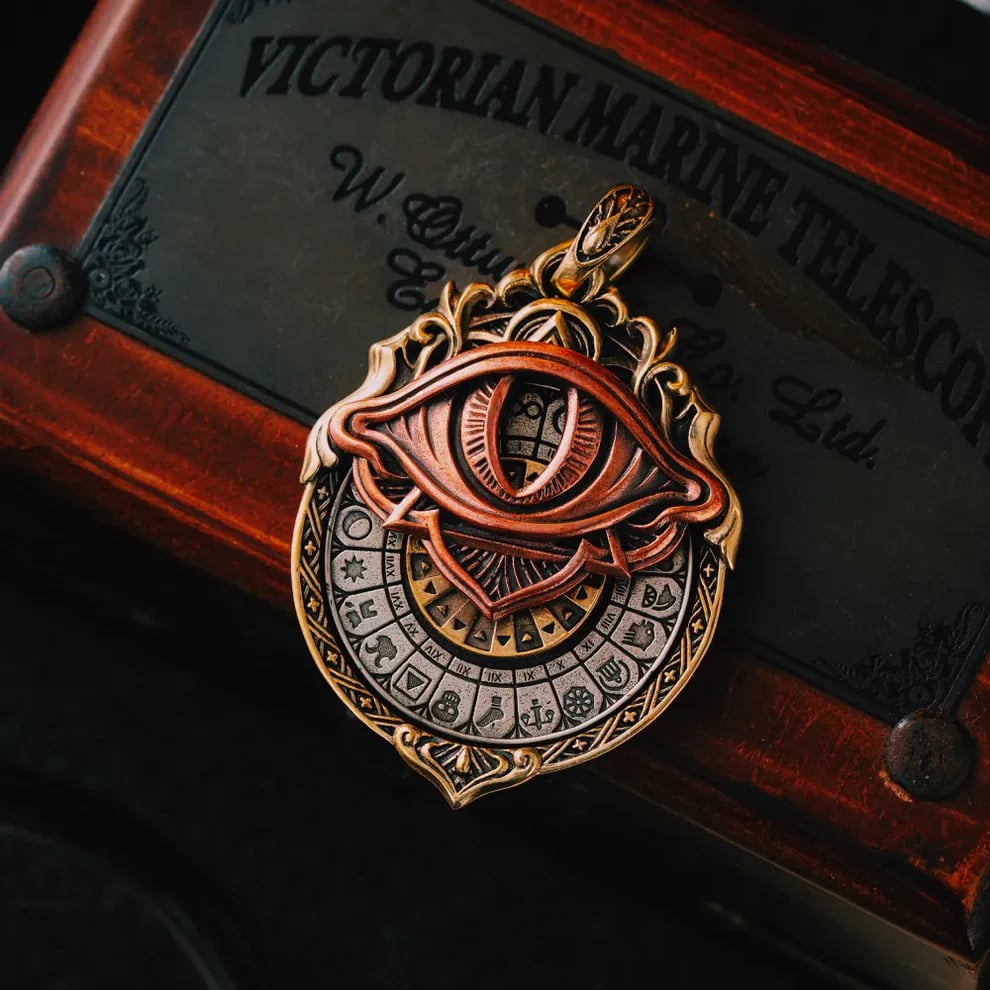 👁️‍🗨️Handmade Tarot Vision Pendant: Connect to Cosmic Wisdom Anytime（Cheat Sheet Included) Mivoza Deutschland