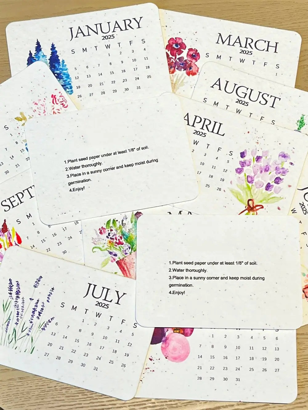 ✨Last day promotion 49% off - 🌱Eco-Friendly Plantable Seed Calendar 2025 Zorenza