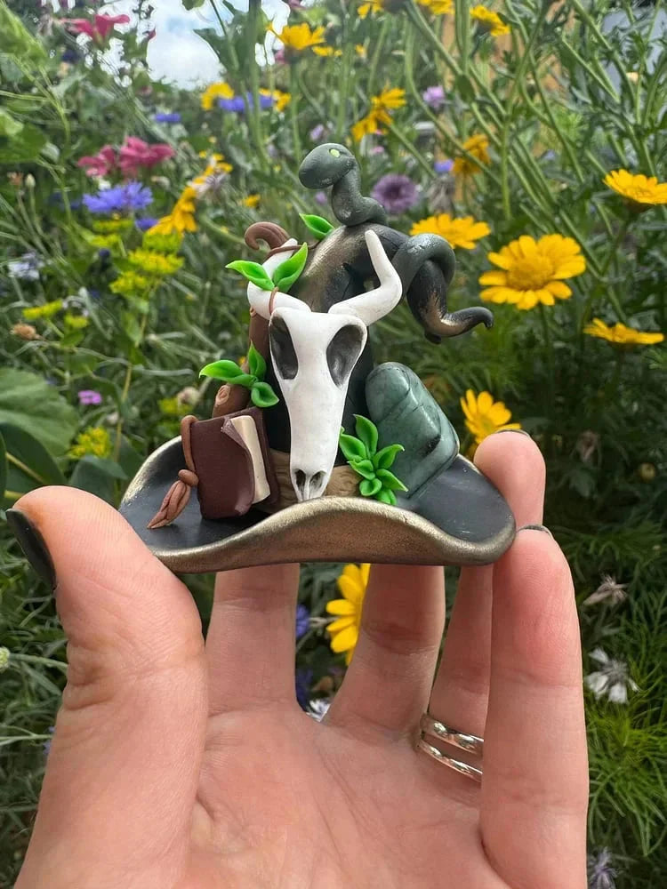 🎉🧙Handmade Elemental Witch Hat Mivoza Deutschland