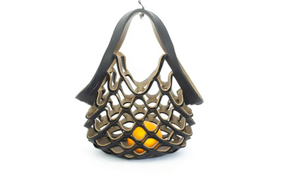 Handcrafted Leather Foldable Tote Bag – Shape-Shifting, Lightweight Bag Homezys