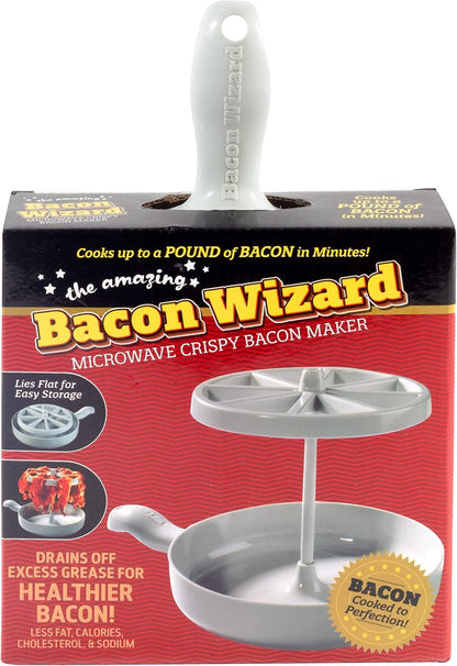 Microwave Bacon Cooker – Crispy Bacon with Fat Drainage Homezys