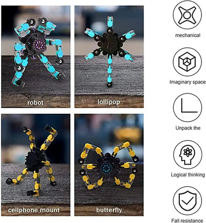 Transformable Fingertip Gyro Zorenza