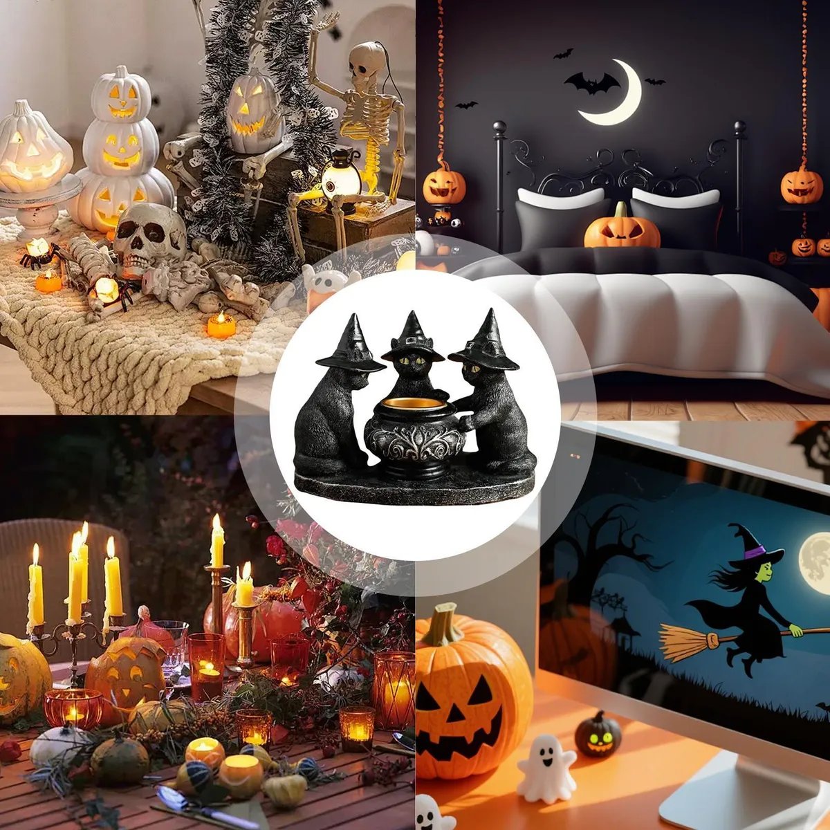Candle Holder — Mysterious Atmosphere for Halloween Homezys