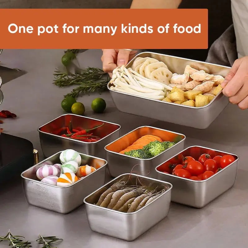 ✨LAST DAY 49% OFF - Stainless Steel Food Storage Container Zorenza