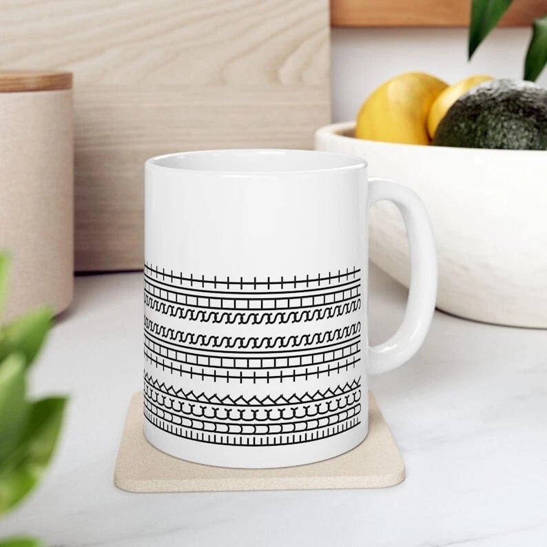 Ceramic Coffee Cup – Hidden Funny Message with Ergonomic Handle Homezys