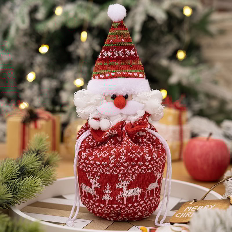 Strickpuppen Weihnachtsbeutel — Süße & besondere Geschenkidee Mivoza Deutschland