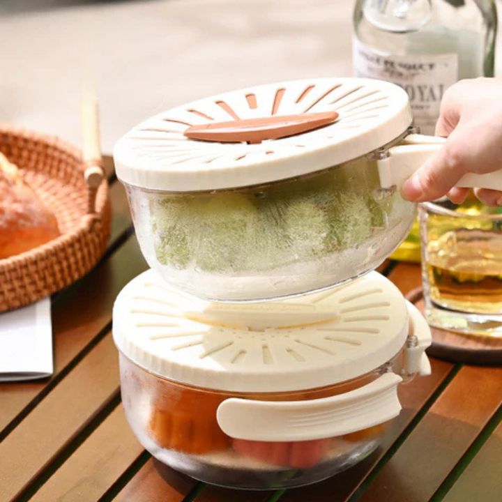Dual-Purpose Draining Basket – Drain, Rinse & Store in One Homezys