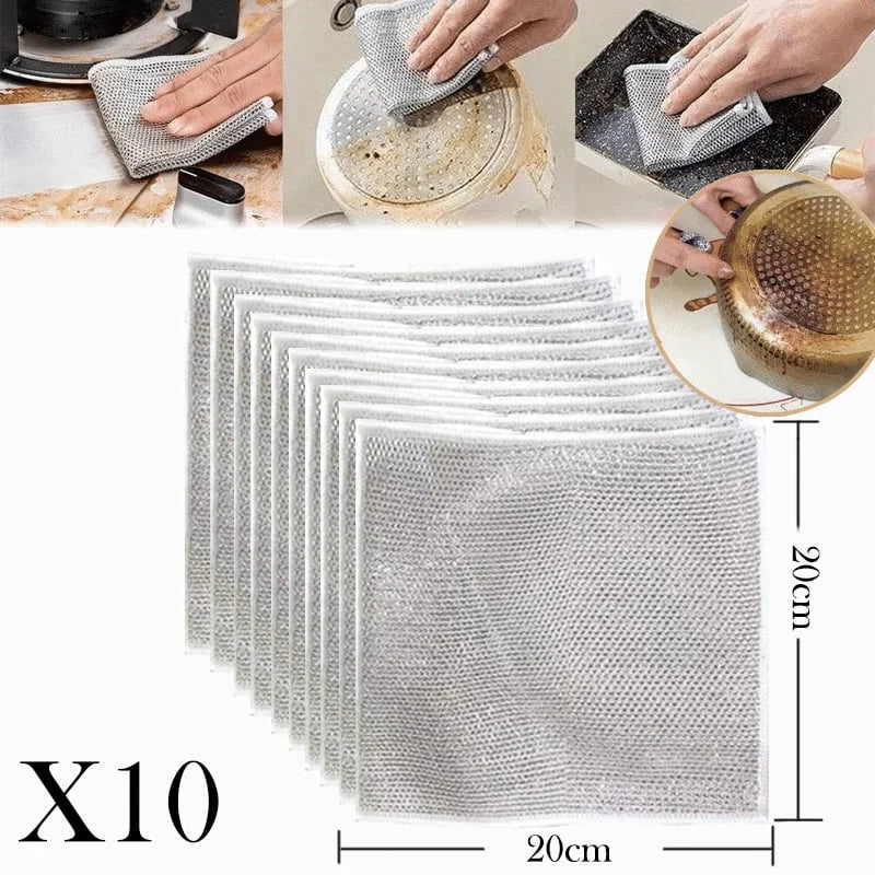 Stainless Steel Scrubber — Effortless Cleanliness Without Scratches Homezys