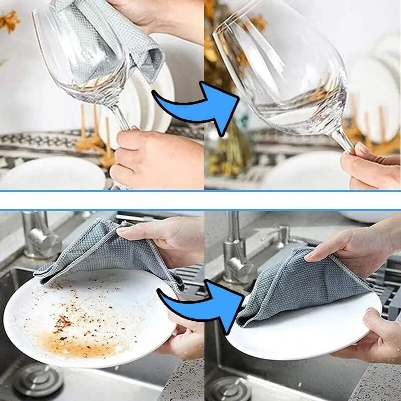 🔥Streak-Free Miracle Cleaning Cloths - Reusable Zorenza
