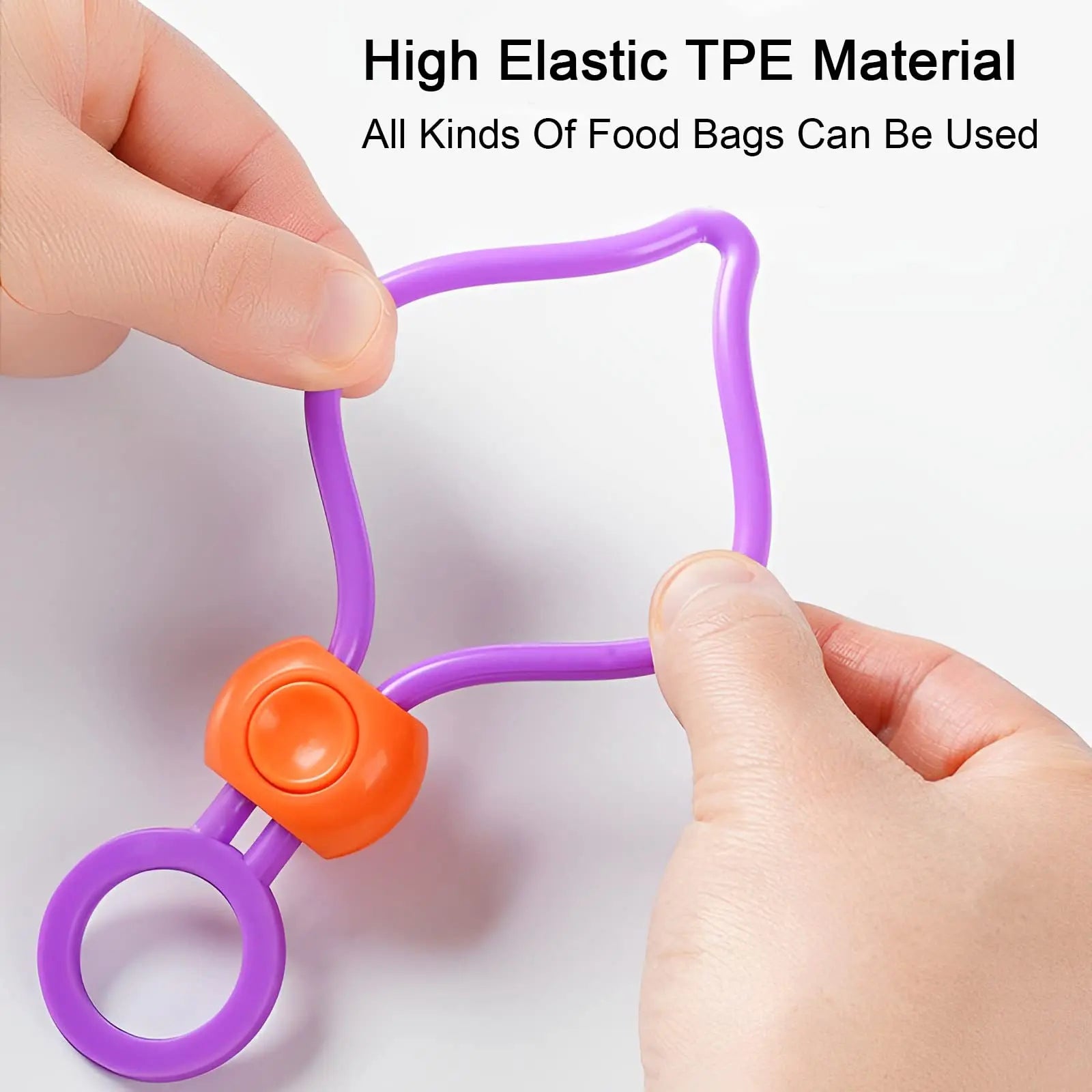 Multi-purpose fastening clip - elastic TPE Zorenza