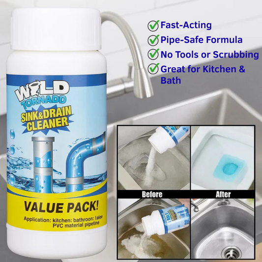 ClearFlow™ — Fast, Safe, No-Scrub Drain Cleaner Homezys