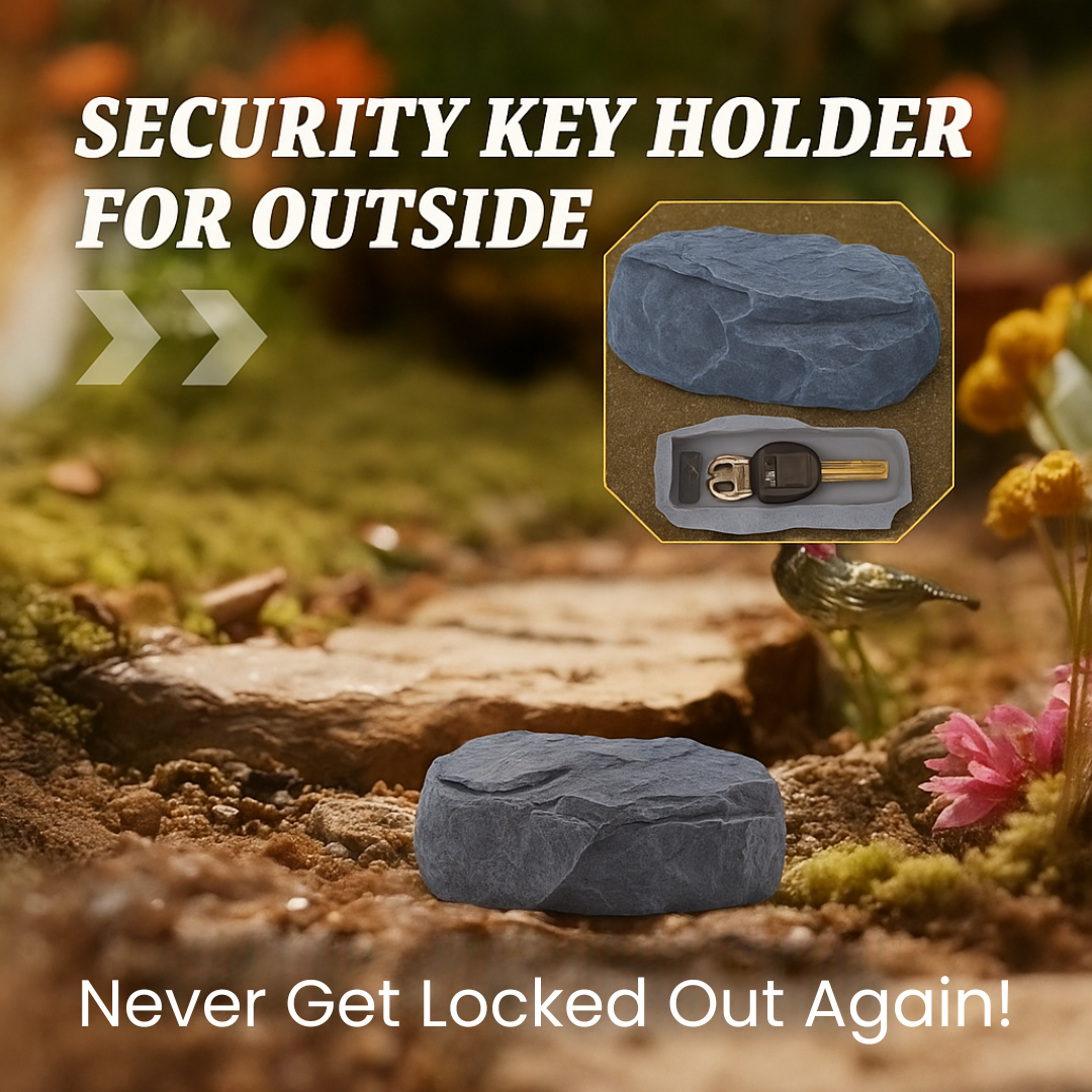 Hidden Key Holder — Real-Look, Weatherproof & Secure Homezys