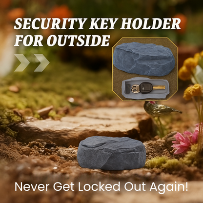 Hidden Key Holder — Real-Look, Weatherproof & Secure Homezys