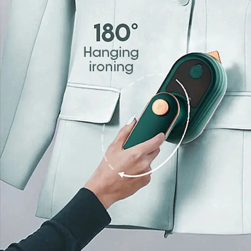 Compact 2-in-1 mini steam iron for effortless ironing Mivoza Germany