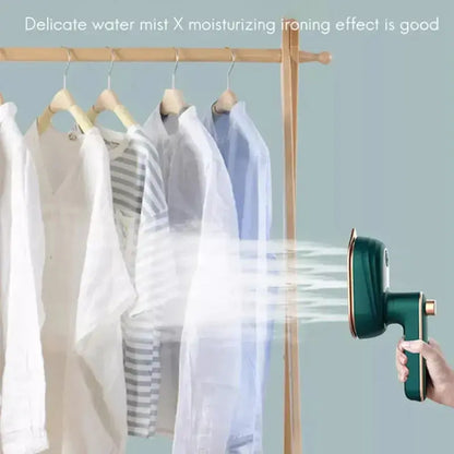 Compact 2-in-1 mini steam iron for effortless ironing Mivoza Germany
