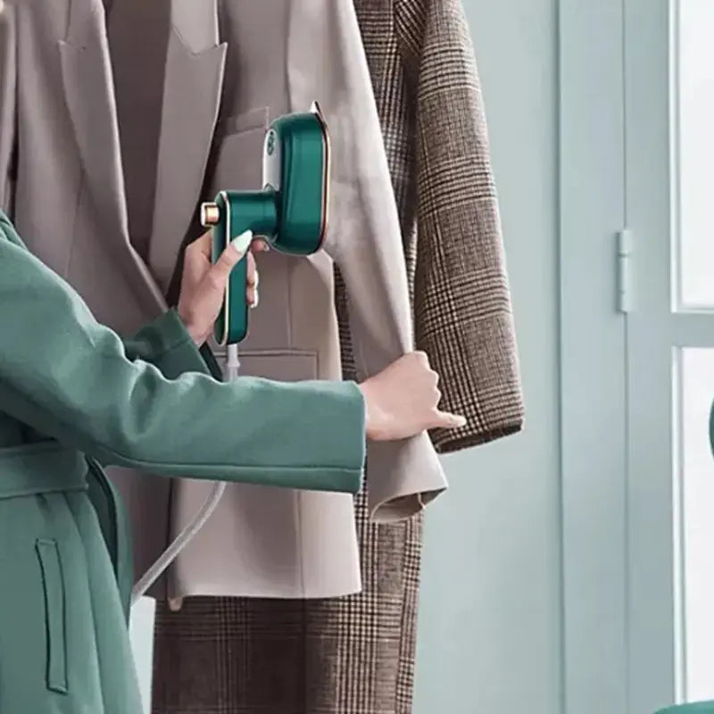 Compact 2-in-1 mini steam iron for effortless ironing Mivoza Germany