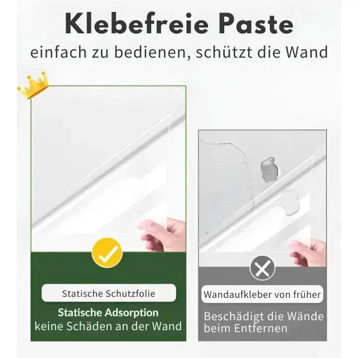 Scratch-resistant transparent wall protection film Zorenza