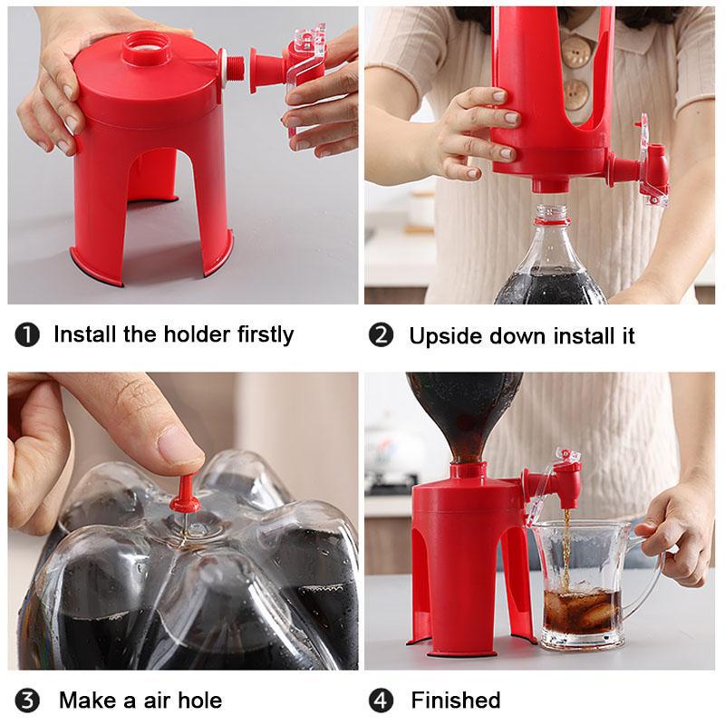 Hand-operated beverage dispenser – easy and spill-free pouring Homezys