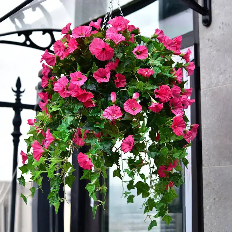 Buy 1 Get 1 Free | Artificial Morning Glory Hanging Flowers Mivoza Deutschland