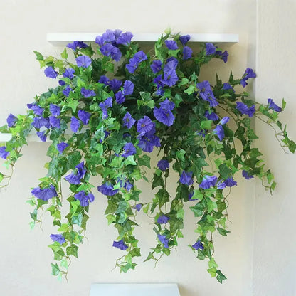 Buy 1 Get 1 Free | Artificial Morning Glory Hanging Flowers Mivoza Deutschland