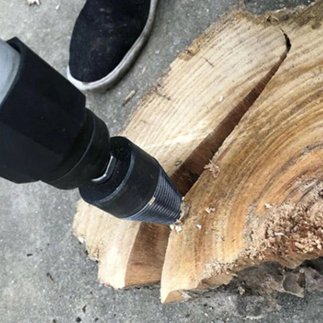 Holzspalter-Bohrer Set — Zeit- & kraftsparend Brennholz spalten Mivoza Deutschland