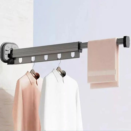 Wall-mounted drying rack – Foldable design with strong suction fix Homezys
