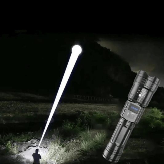 Ultra-Bright Waterproof Torch with Long-Range Beam Homezys