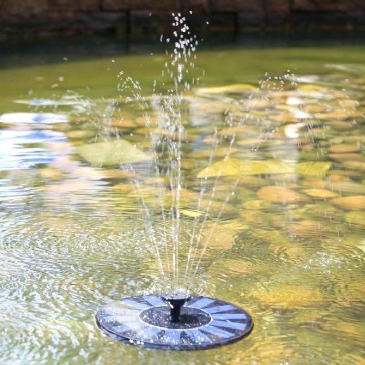 Solar-powered floating garden fountain Homezys