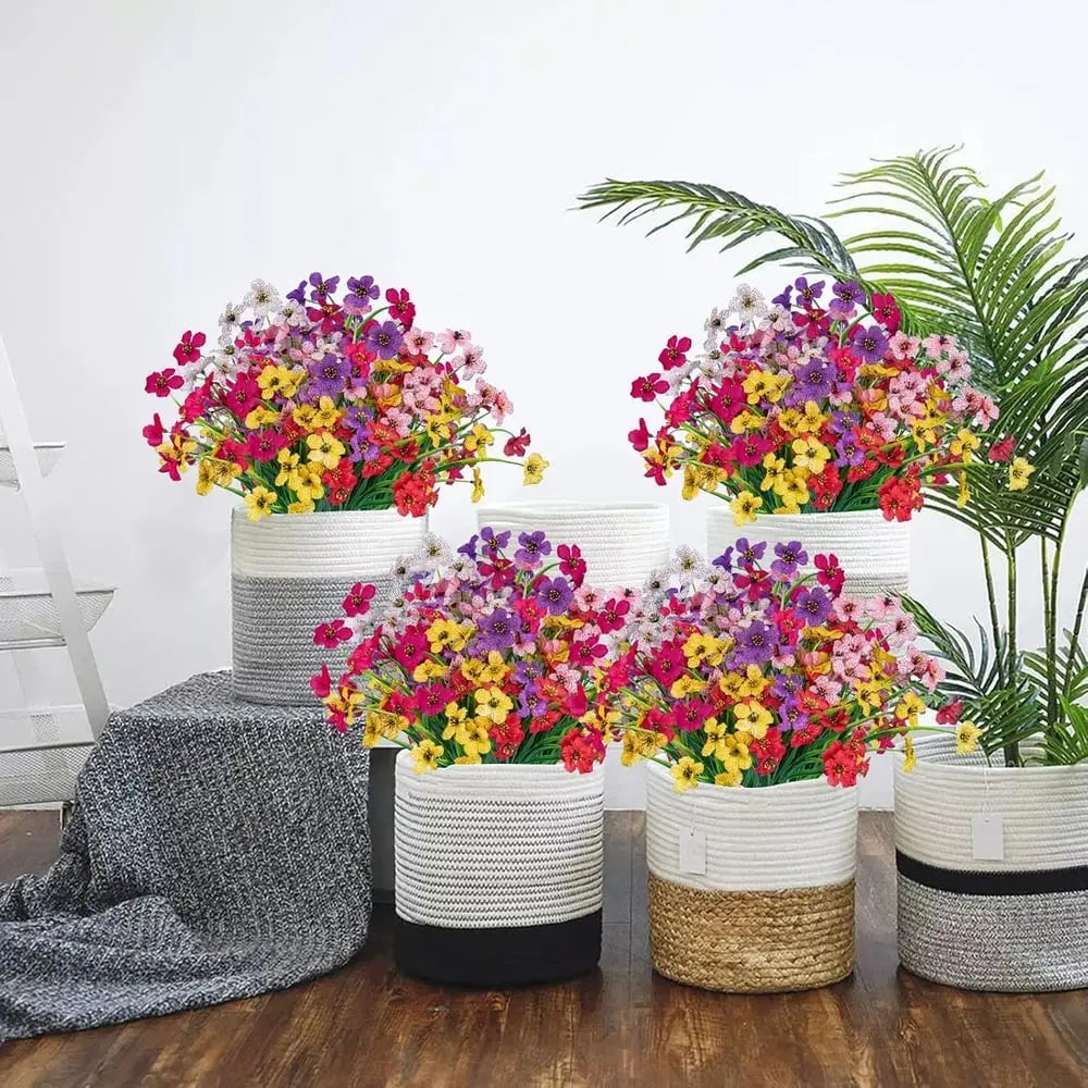 💥Upgraded high-grade material 🌱UV Resistant Lifelike Artificial Flowers Zorenza