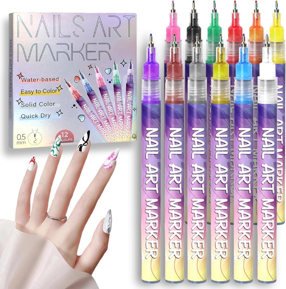 Nail Design Color Pencil Set — Radiant Colors for Perfect Nails Homezys