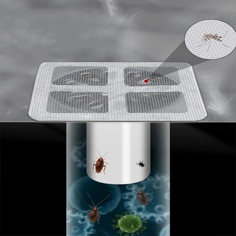 Drain Stickers — permanently free and clean drain (50 pieces) Homezys