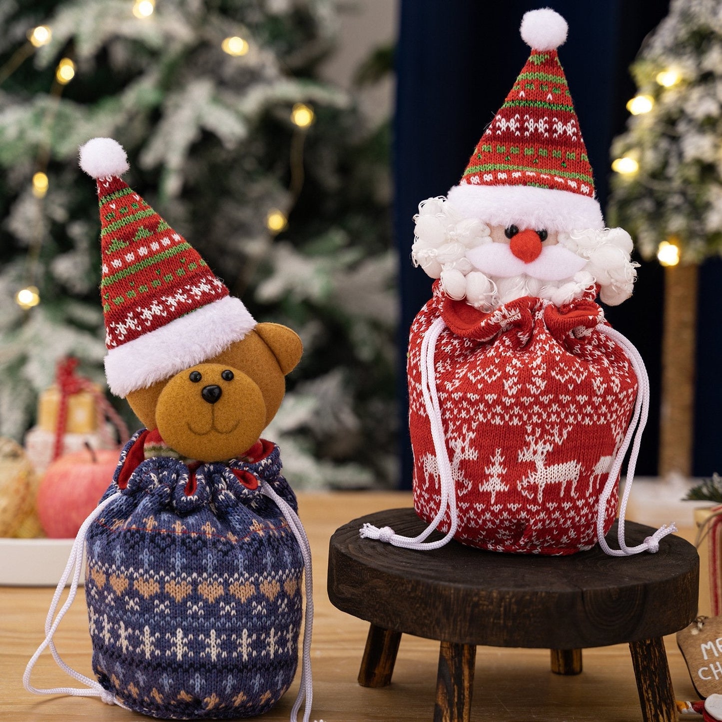 Strickpuppen Weihnachtsbeutel — Süße & besondere Geschenkidee Mivoza Deutschland