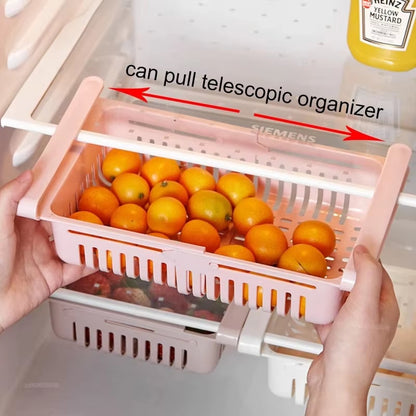 Multipurpose Refrigerator Organizer – Stackable Food Container with Drainage Homezys